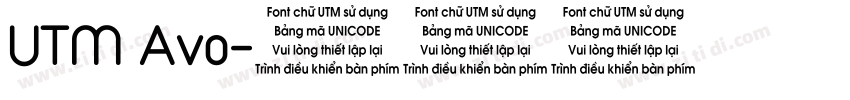 UTM Avo字体转换